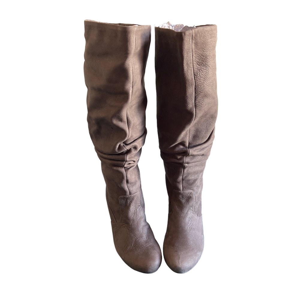 Kenneth Cole Women Mid Calf Brown Boots Size 10